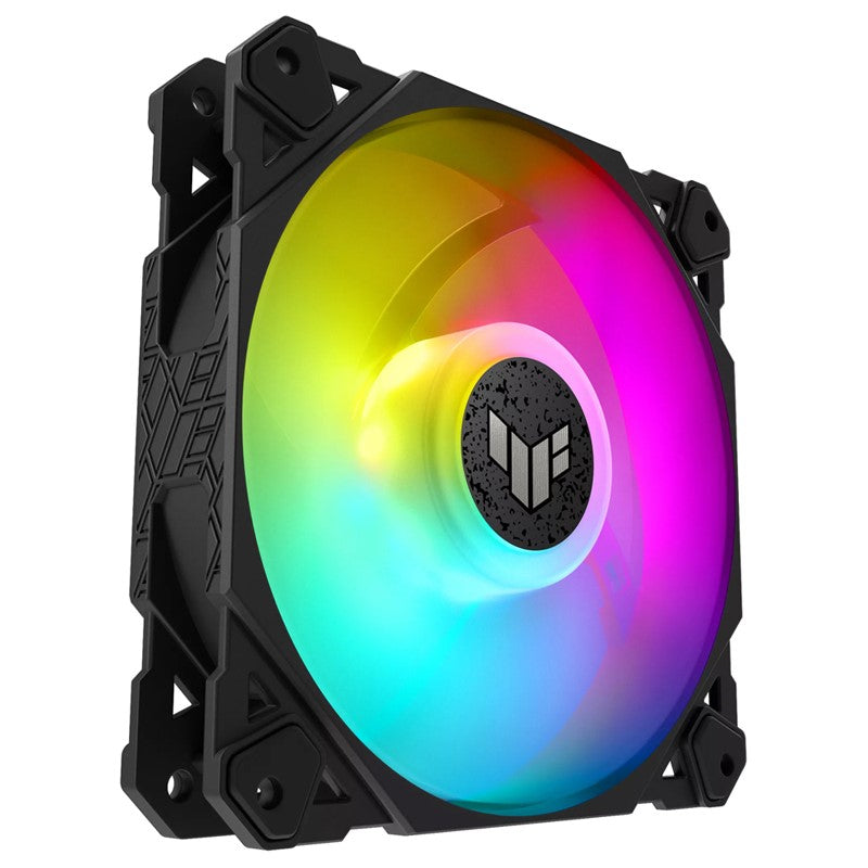 Asus TUF Gaming TF120 120mm ARGB Case Fan (Pack of 3) - Black Asus TUF Gaming TF120 120mm ARGB Case Fan (Pack of 3) - Black